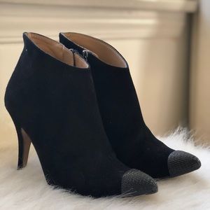 Zara black booties
